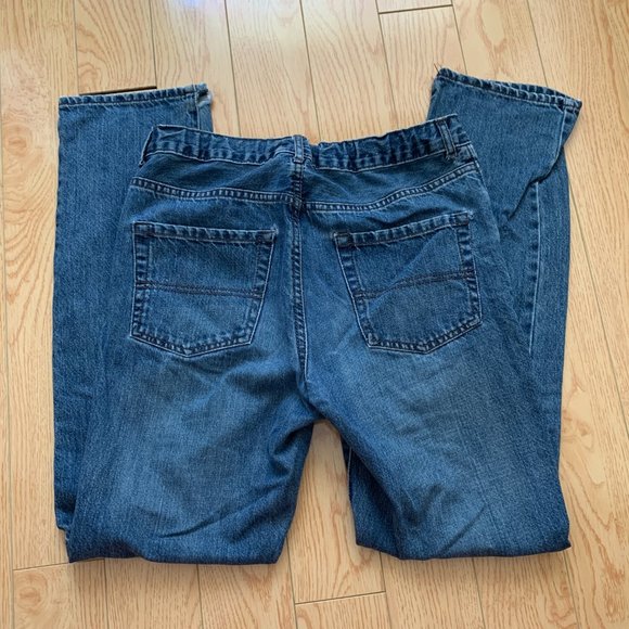 Boys Straight Leg Slim Fit Jeans Black Blue Denim Levi's - Picture 4 of 10